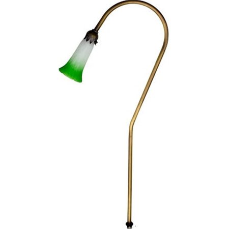 DABMAR LIGHTING Brass Path Light 2.5W JC-LED - 12V; Antique Brass LV-LED114-ABS-EVERGR